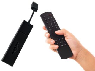 Universal Remote using with black Amazon Fire stick