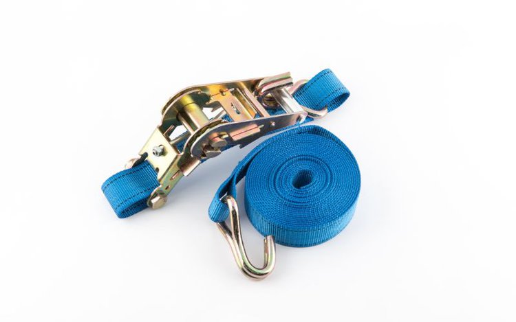 blue ratchet strap