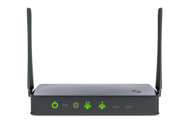 wifi router with 2.4GHz and 5Ghz frequency