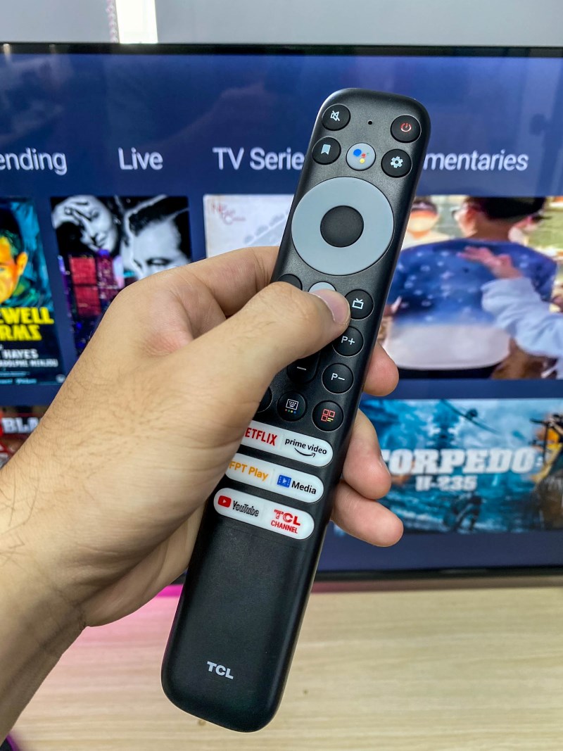 press the TV button on the TCL TV remote