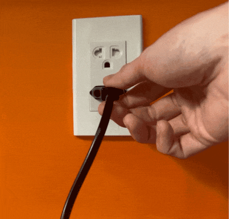 unplug power cable