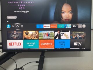 using a fire tv stick on a Dell monitor