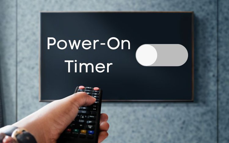 disable Power-On Timer on TV