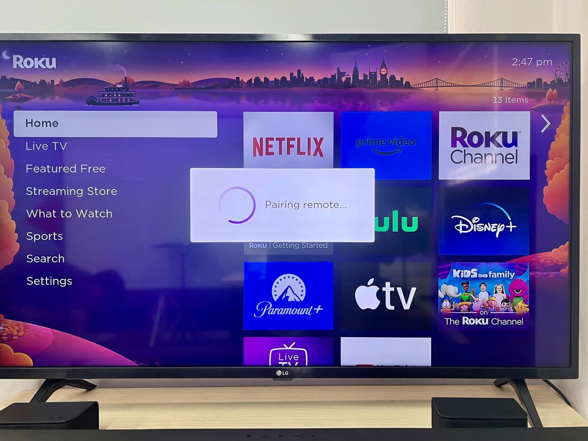 roku is pairing with a roku remote