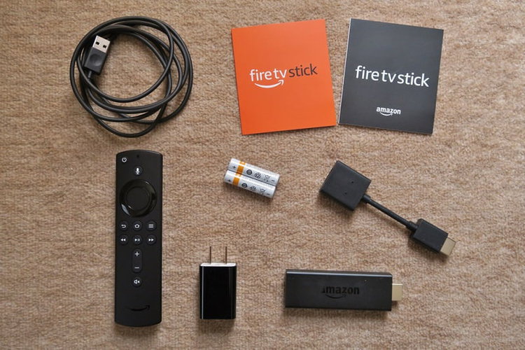 all parts in fire stick box