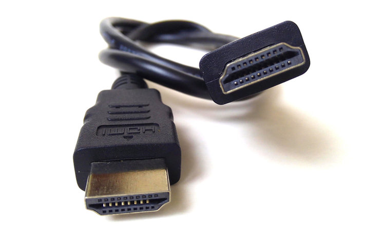 The HDMI cable