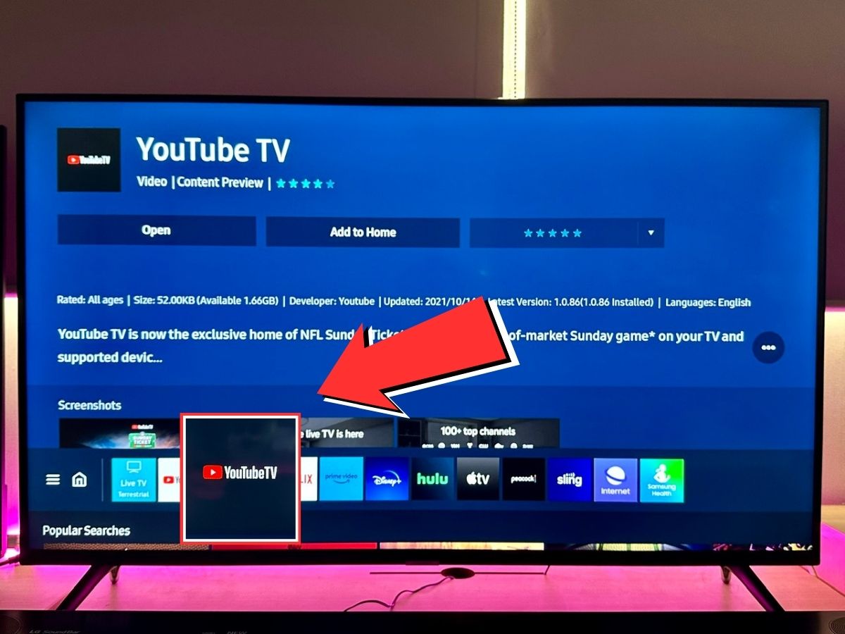 4+ Ways to Find YouTube TV on (Old) Samsung TVs & Watch Your Favorite NFL  Games - PointerClicker.com