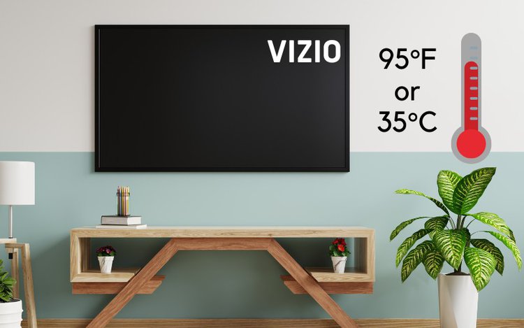 heat tolerance of Vizio TV