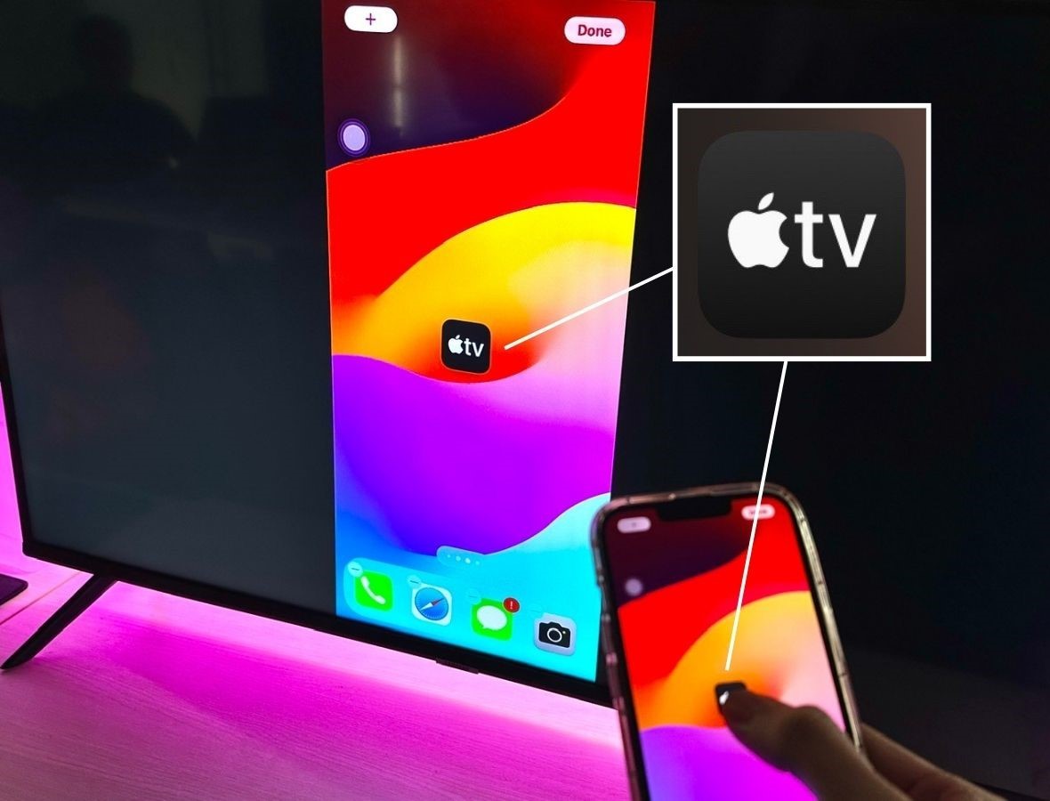 mirror from an iphone to a samsung tv