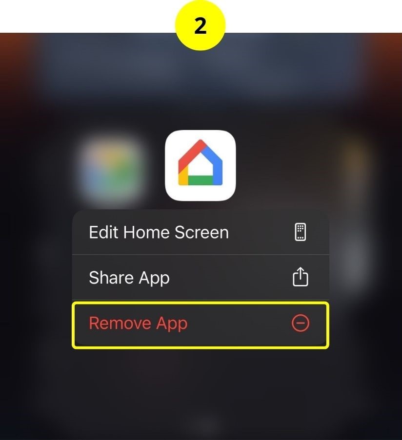 step 2 - remove google home app and reinstall later