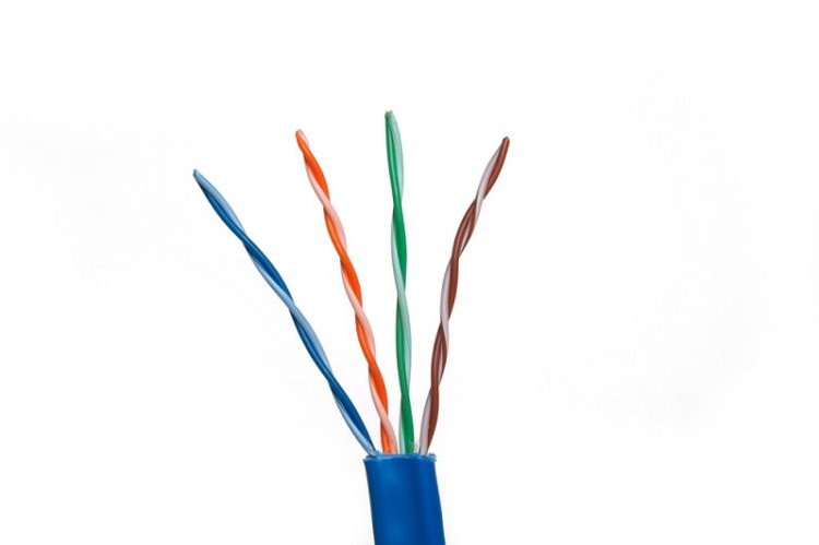 unshielded twisted pair wires cat6 network