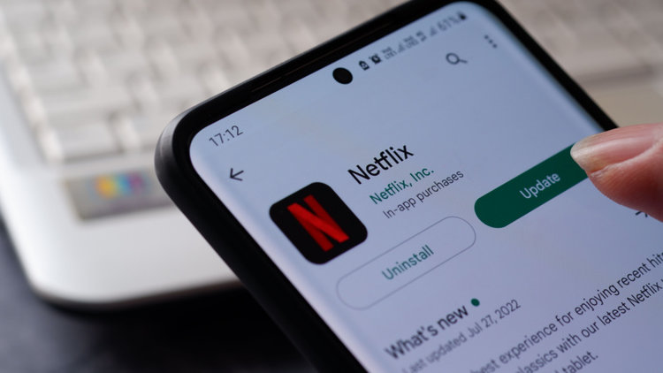 update Netflix on your phone