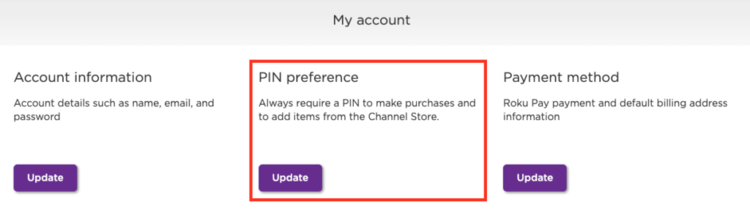 how do i know my roku pin number