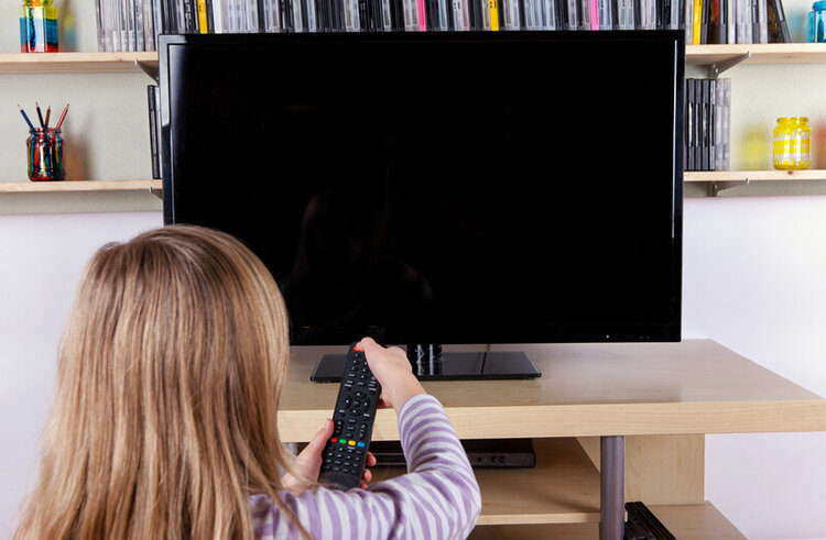 a child pressing power button on remote but the TV is not responding