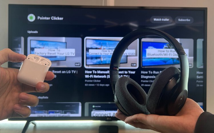 connect airpod and wireless headphone to a TV