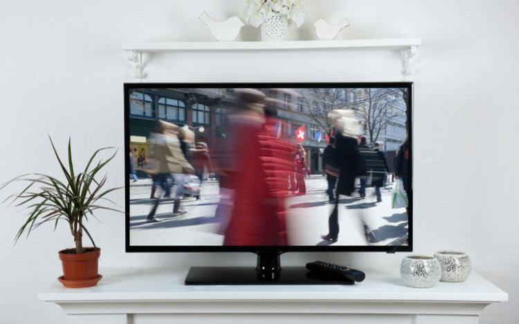 Blurry motion on smart tv screen