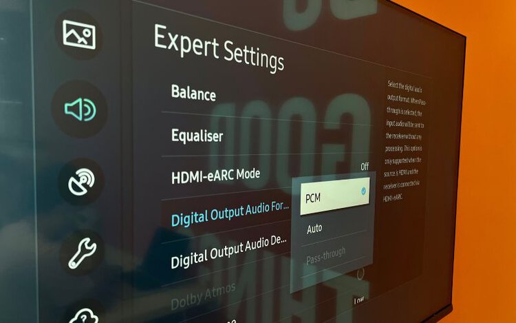 Change the TV's Audio Settings