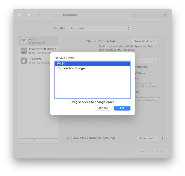 Speedify in MAC OS