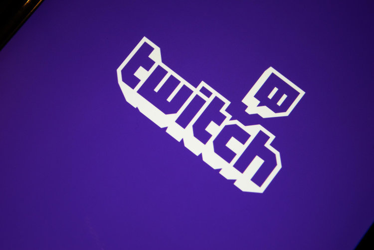 close-up shot of Twitch logo