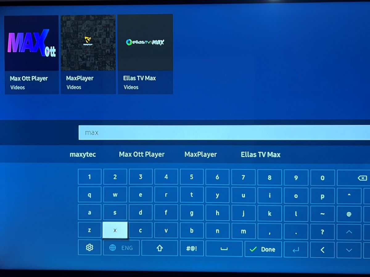 no max app appears when searching for it on a samsung tv