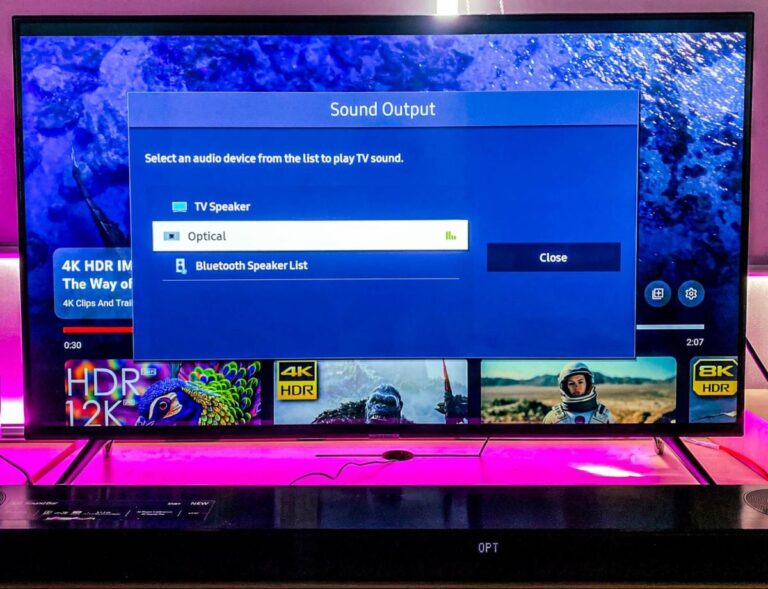 Samsung TV No Headphone Jack? 4 Audio-Out Routes to External Speakers