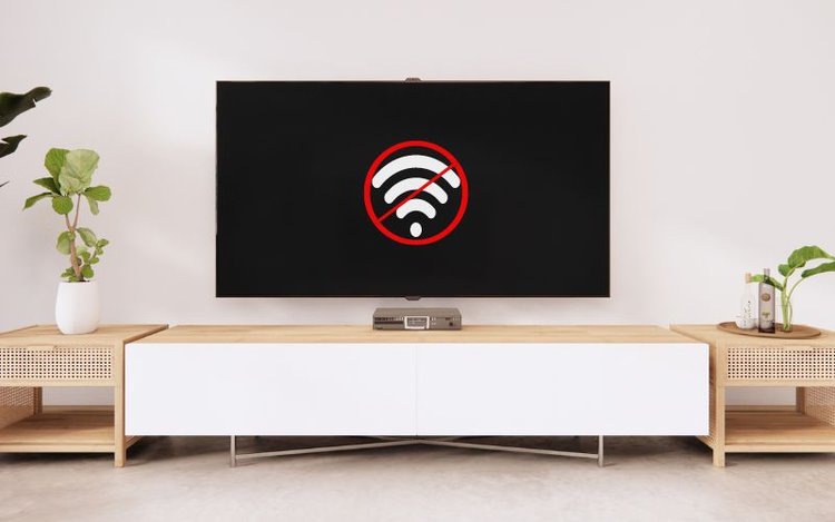 smart tv not connected to the internet or wifi