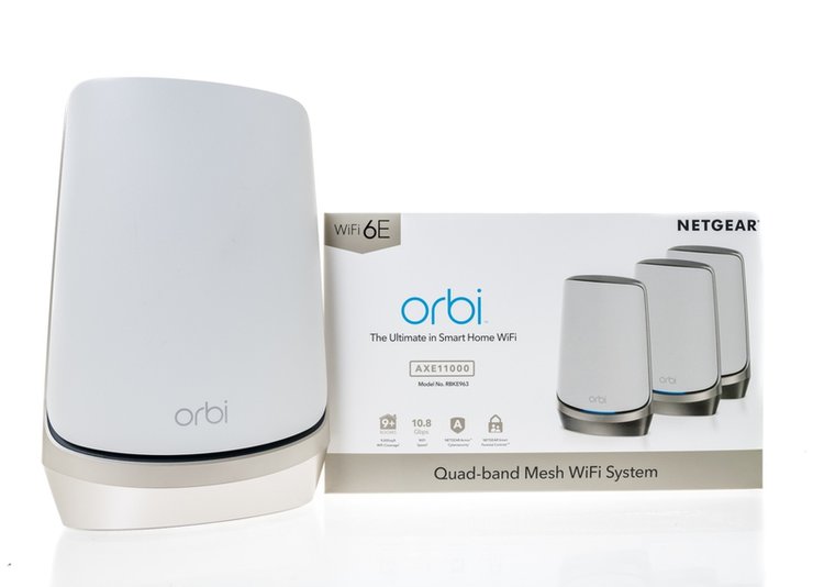 the Orbi quad-band Mesh WiFi system
