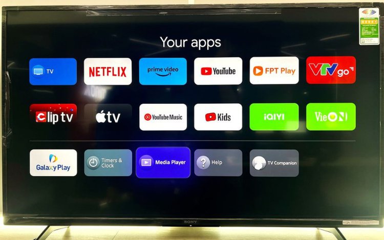 Apps on Sony TV