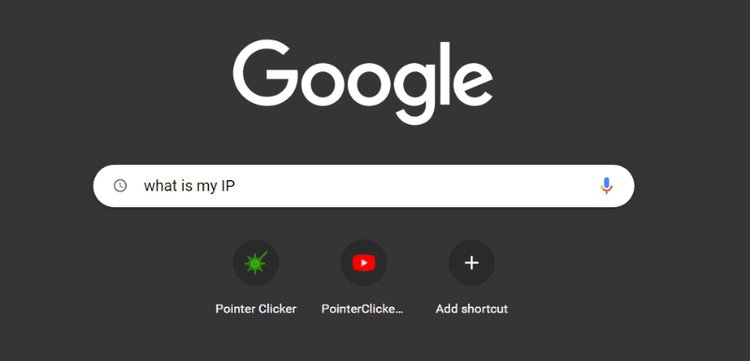Check your IP Address on Google