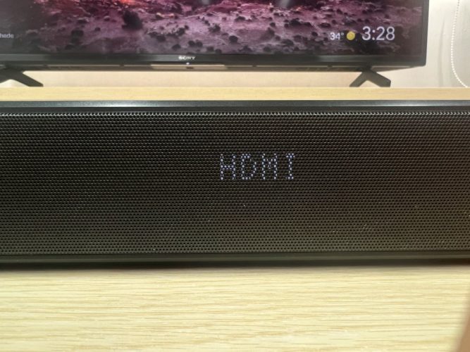 HDMI connection method of an LG soundbar