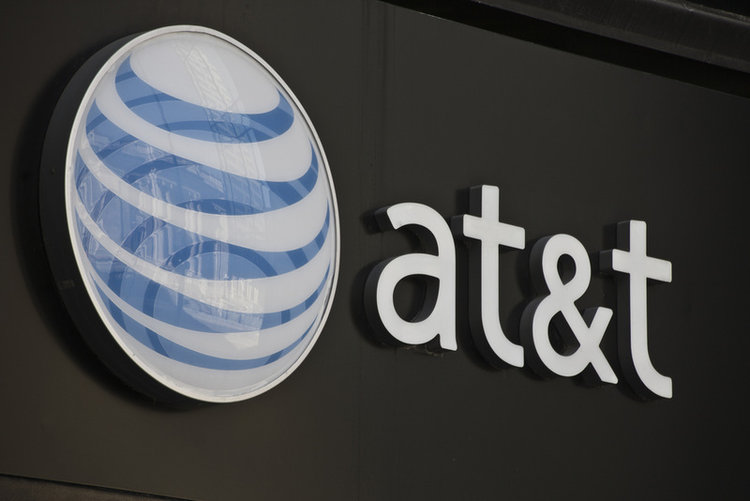 a AT&T logo