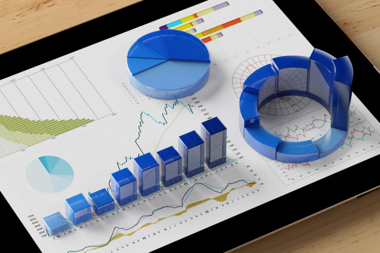 charts on a table indicating some strategies