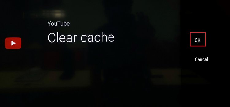 clear cache youtube app
