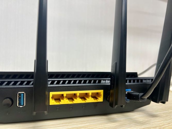 ports behind an asus router