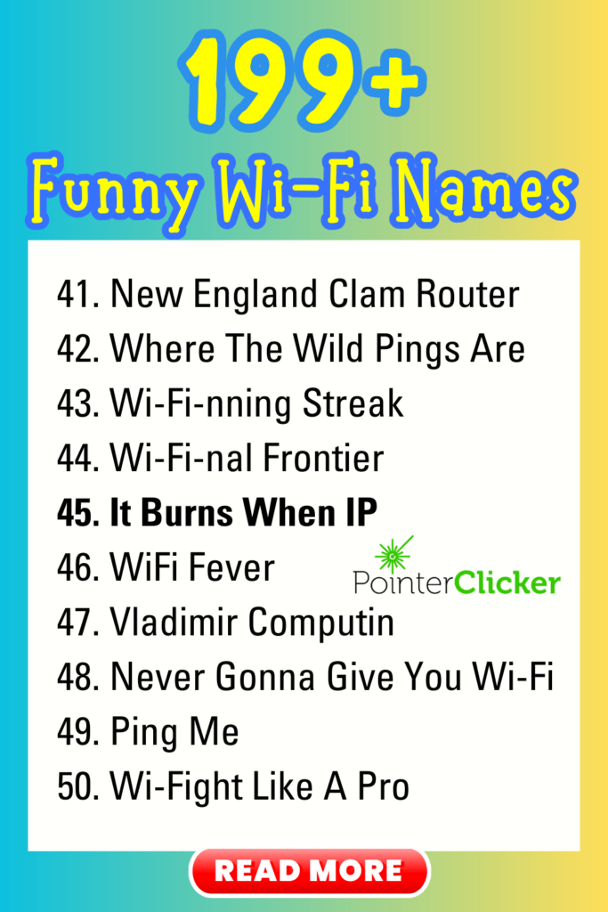 199+ funny wifi names [41-50]