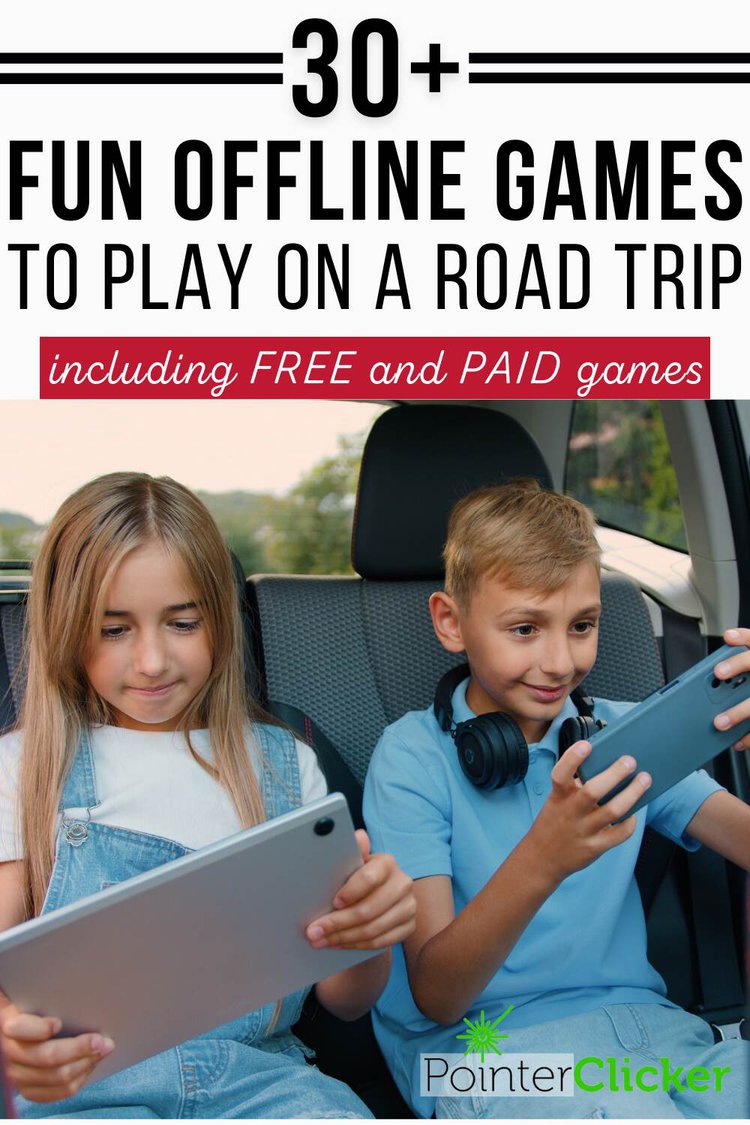 30+ fun offline games to play on a road trip - including Free and Paid games