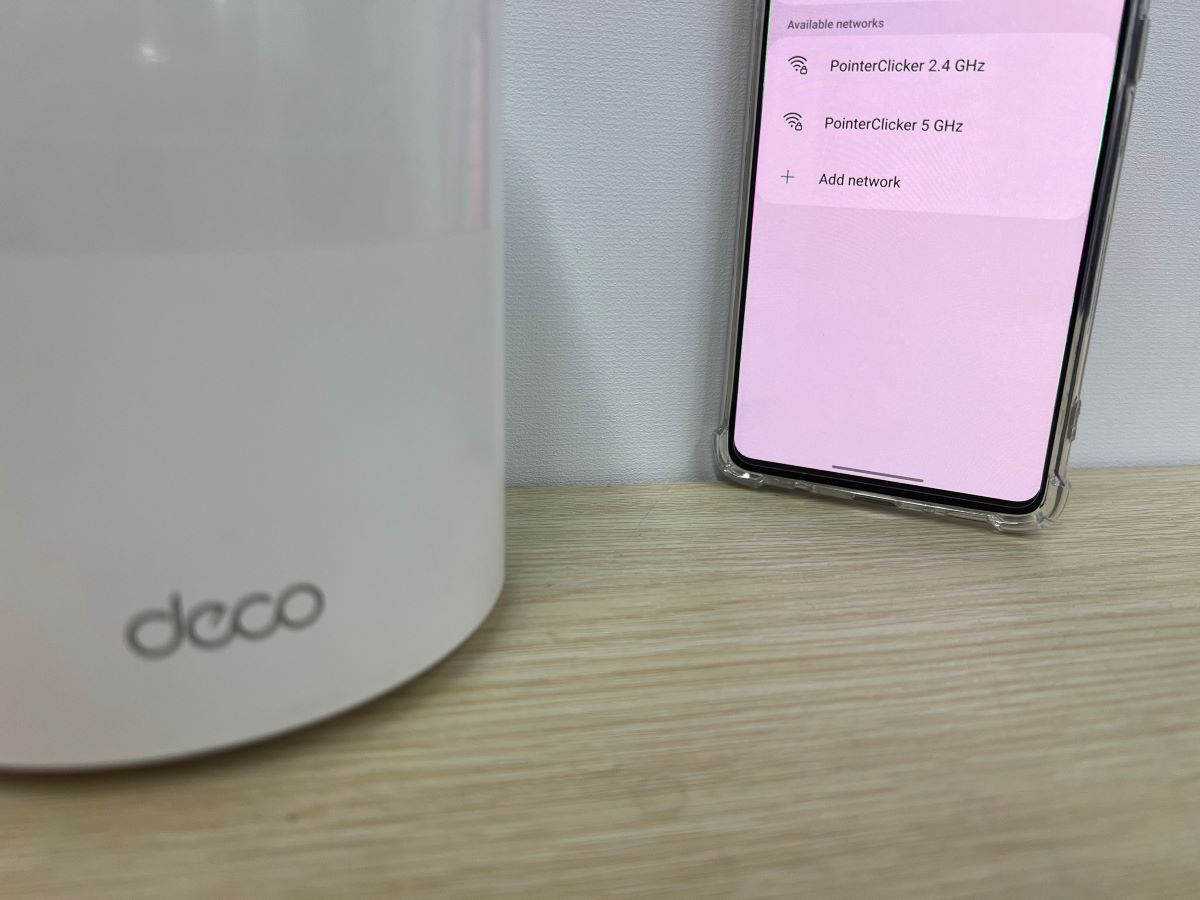 Deco Mesh Wi-Fi change settings to 2.4GHz and 5GHz bands