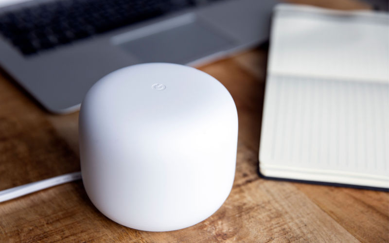 Google Nest Wifi router for mesh wifi setup at home
