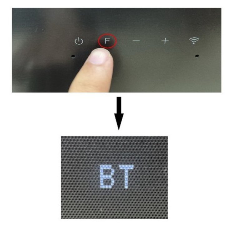 Set the soundbar to Bluetooth mode