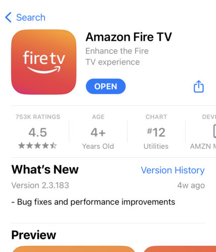 install amazon fire tv app