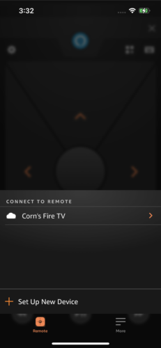 amazon fire tv app, remote option