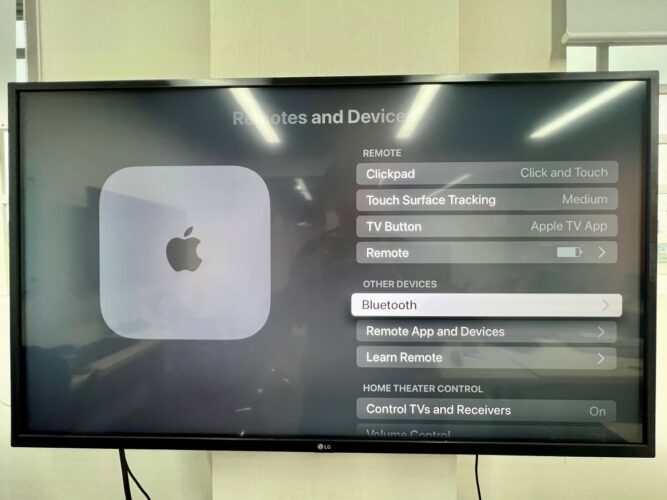 bluetooth feature of an apple tv