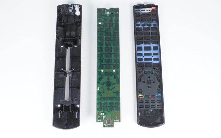 disassemble a remote control to clean it