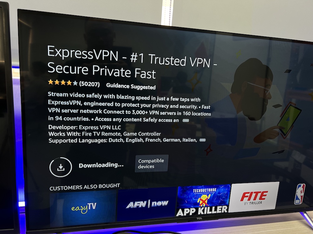 express vpn on fire tv os