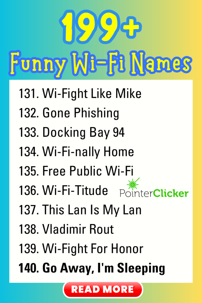 funny wi-fi names [131-140]