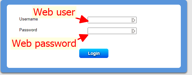 log into the router configuration page