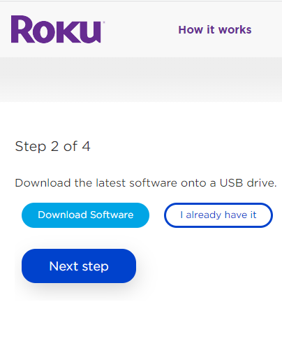 select Dowload Software option