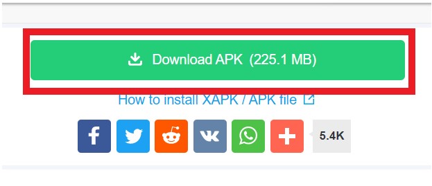 select Download APK file