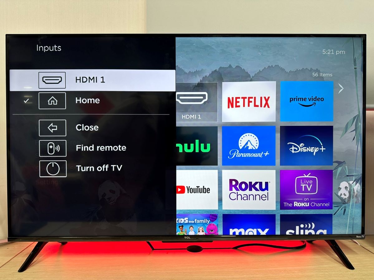 switching input using the power button of the roku tv