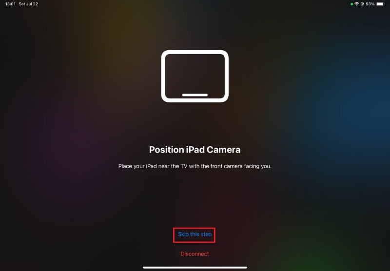 Skip This Step on iPad's Continuity Camera